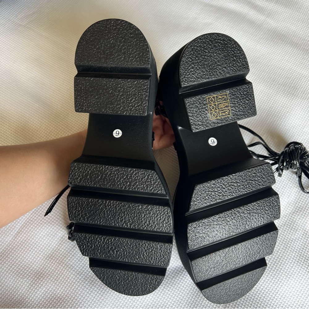 LAMODA Pop Up Chunky Platform Sandals - Picture 5 of 11